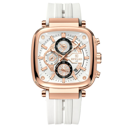 Square Sports Chronograph Mens Watch