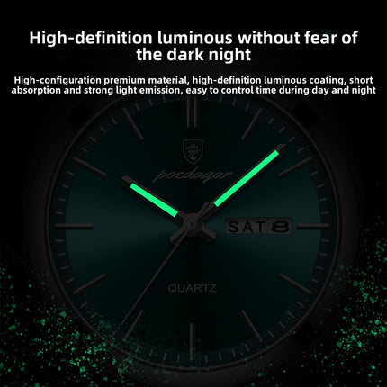 Ultra-Thin Men's Waterproof Luminous Quartz Watch