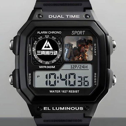 Digital Sports Watch with Alarm Calendar