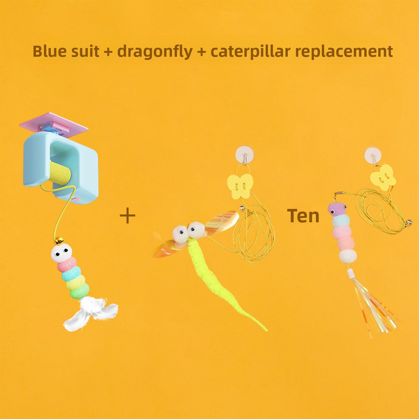 Retractable Automatic Cat Teaser Toy