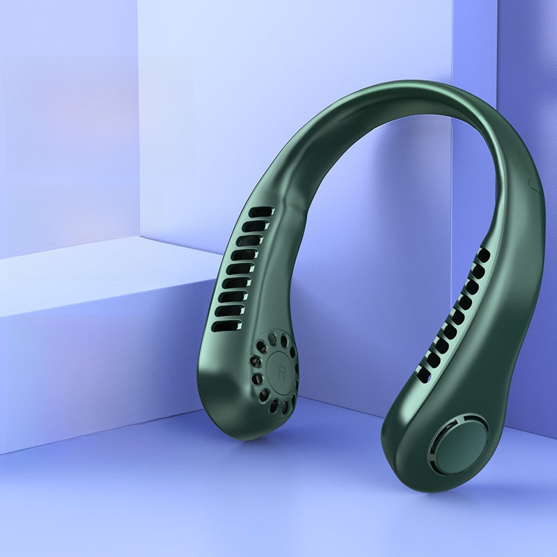 Portable USB Neck Fan with Silent Bladeless Design