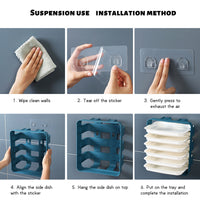 Creative Household Wall-mounted Shelf Kitchen Side Tray