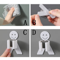 Bathroom toilet mop hook