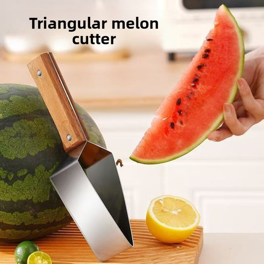 Stainless Steel Fruit Slicer with Wood Handle