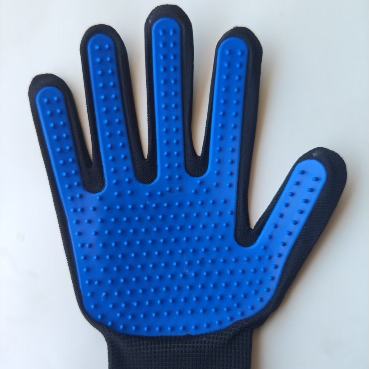 Rubber Pet Grooming Glove Hair Removal Massage Brush