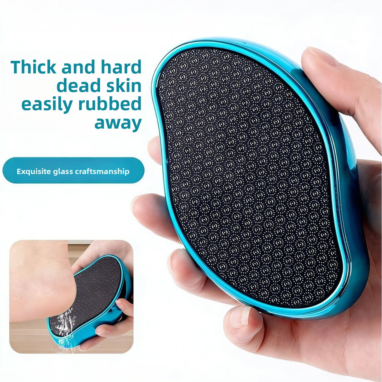 Glass Foot Callus Remover Pedicure Tool