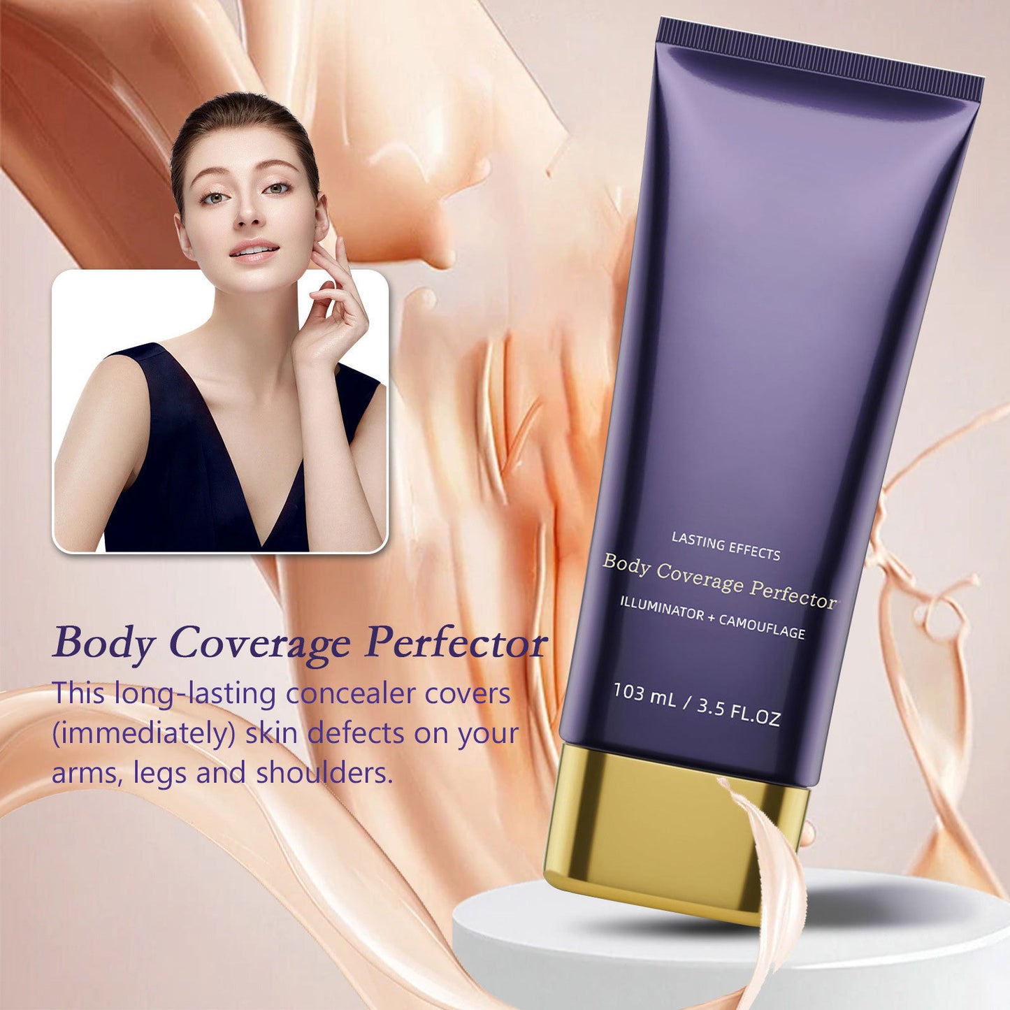 Waterproof Tattoo Concealer Cream with Full Coverage