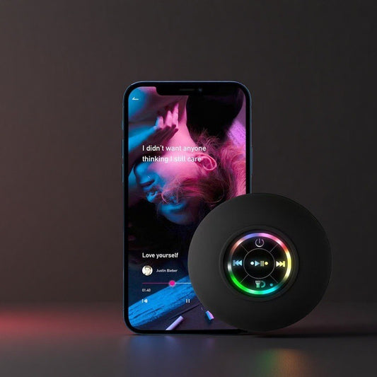 Waterproof Bluetooth Speaker with LED Light