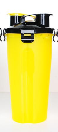 موزع مياه للحيوانات الأليفة 2 في 1، وعاء سيليكون محمول للسفر لشرب الكلاب والقطط