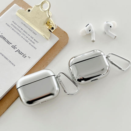 Electroplated Mirror Silver AirPods Protective Case
