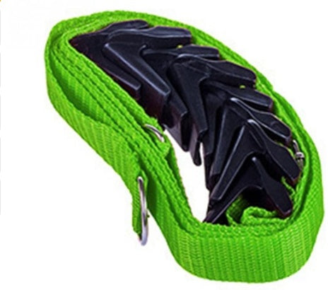 خطاف باب متعدد الاستخدامات قابل للتعديل بدون مسامير، مزود بخطاف وحامل معاطف، يُعلق خلف الباب.