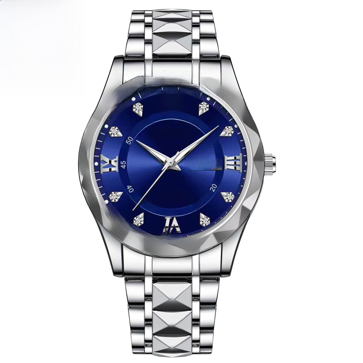 Mens Calendar Luminous Waterproof Quartz Watch