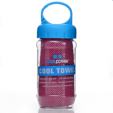 Cooling and sweat-absorbing cool towel