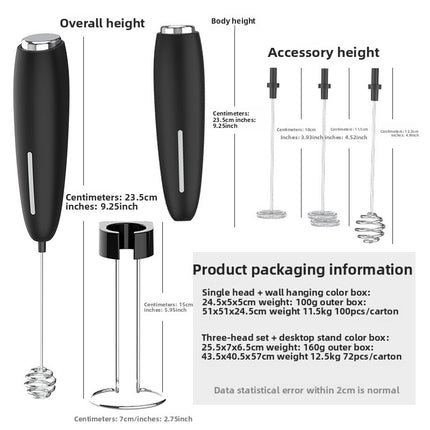 Handheld Electric Milk Frother and Egg Beater