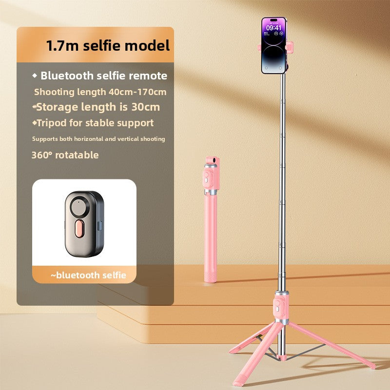 Anti-shake selfie stick phone holder