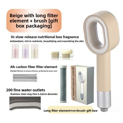 Aromatherapy Filter Shower Head with Multiple Spray Modes