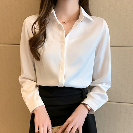 Women's Long Sleeve Turtleneck Blouse