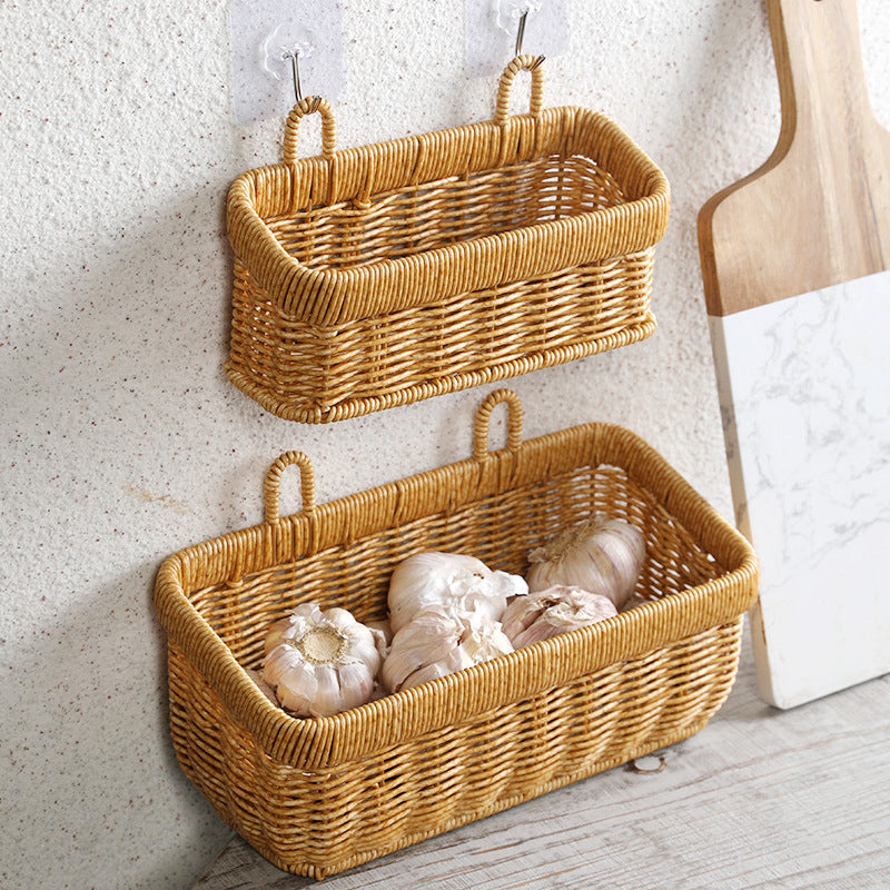 Imitation Rattan Storage Box
