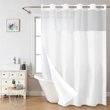 Double Layer Waterproof Shower Curtain