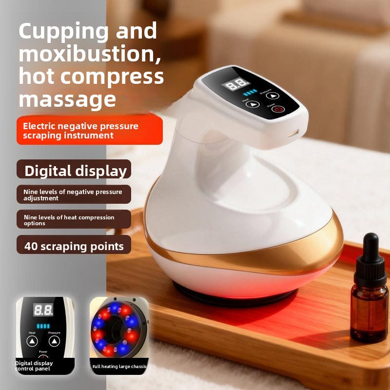 Electric Scraping Massager Cupping Therapy Device