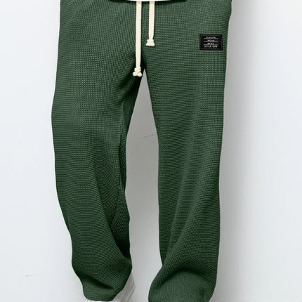 Mens Loose Fit Straight Leg Sweatpants