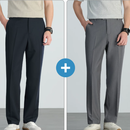 Lightweight Non-Iron Business Trousers for Men