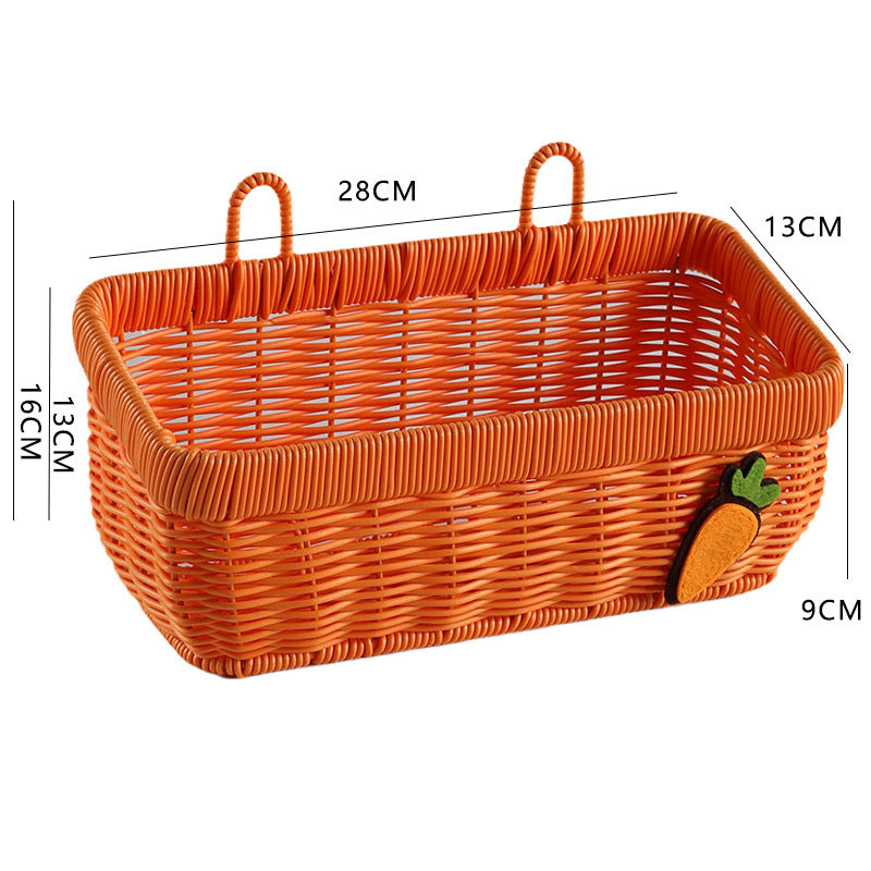 Imitation Rattan Storage Box
