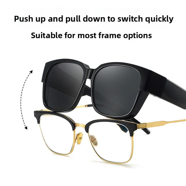 ClipOn Polarized Sunglasses UV Protection Driving Glasses