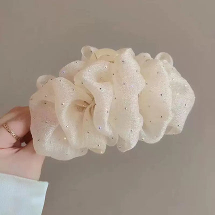 Elegant Princess Wave Dot Bubble Hair Clip for Women