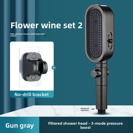 Pressurized Shower Head Set with Filter
