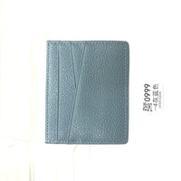 Leather Oil Edge Oblique Thin Bank Card Holder Soft Cowhide Document Package