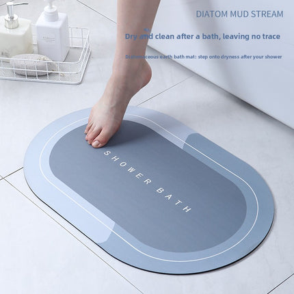 Soft Diatomaceous Earth Absorbent Bathroom Mat