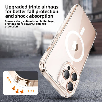 Transparent Magnetic Phone Case with Camera Button