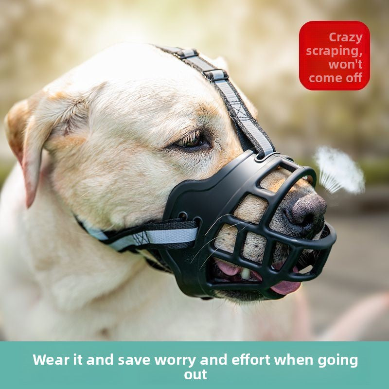 Anti-bite and anti-eating muzzles for large and medium-sized dogs