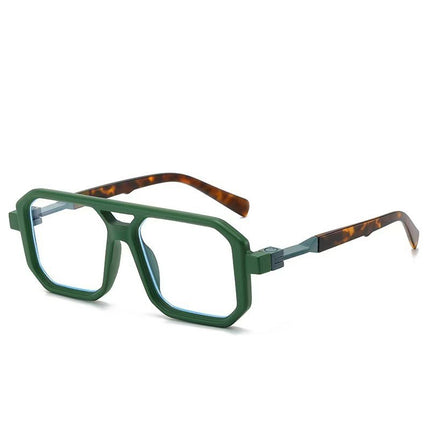 Square Double Bridge Sunglasses