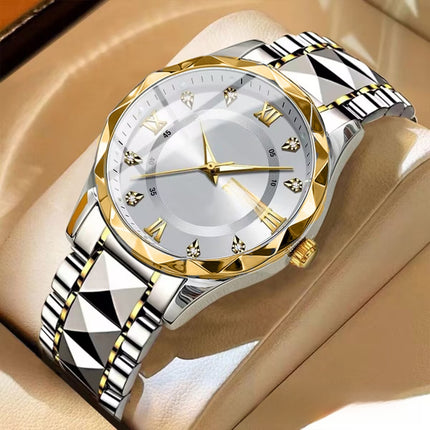 Mens Calendar Luminous Waterproof Quartz Watch