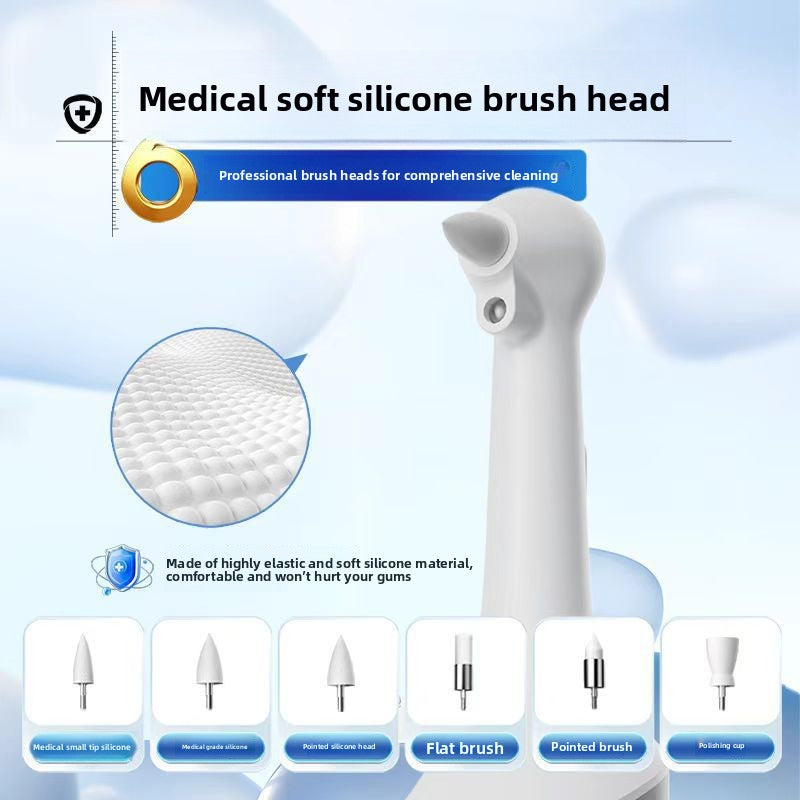 Ultrasonic Teeth Cleaning Polisher with 6 Heads
