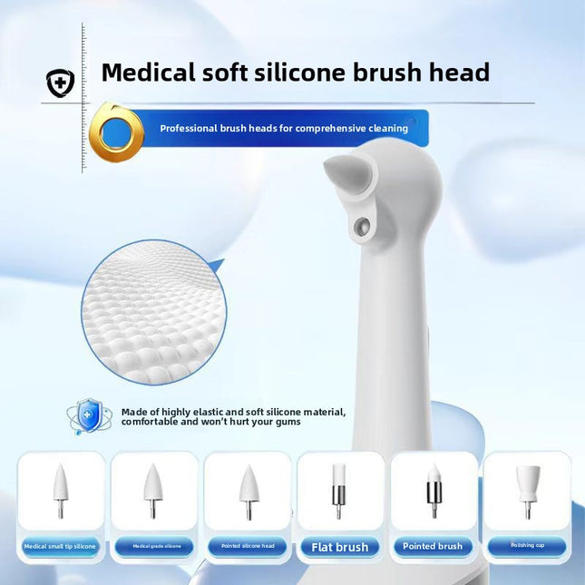Ultrasonic Teeth Cleaning Polisher with 6 Heads