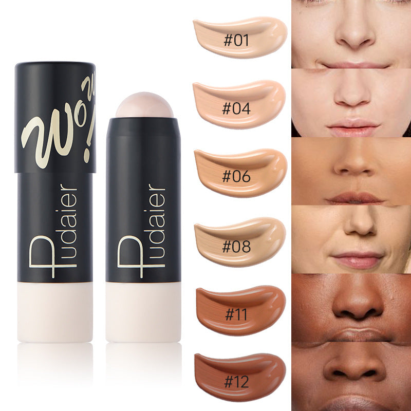 Long-lasting, color-enhancing, and smudge-proof foundation stick