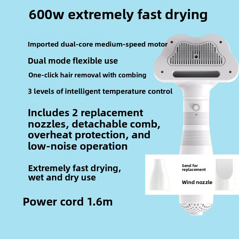 Pet Hair Dryer and Grooming Tool