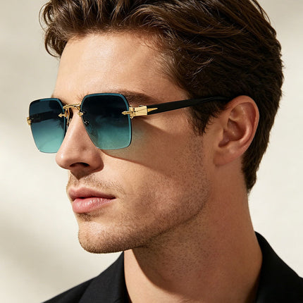 Fashion Frameless Sunglasses UV Protection