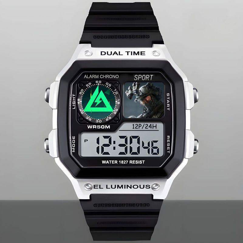 Digital Sports Watch with Alarm Calendar