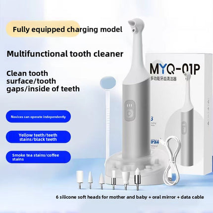 Ultrasonic Teeth Cleaning Polisher with 6 Heads