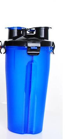 موزع مياه للحيوانات الأليفة 2 في 1، وعاء سيليكون محمول للسفر لشرب الكلاب والقطط