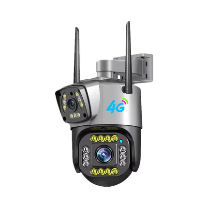 Dual Lens Home Security Camera with Voice Intercom