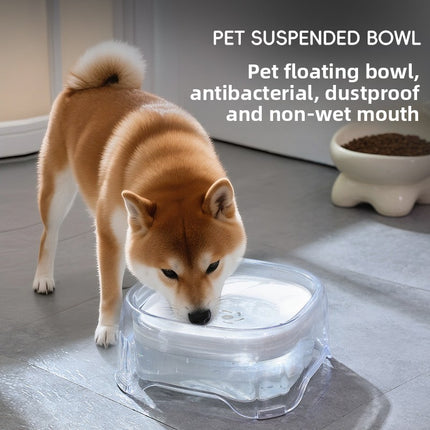 Non-spill floating water bowl dog bowl