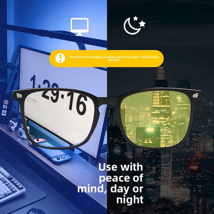 Retro Anti Blue Light Night Vision Glasses