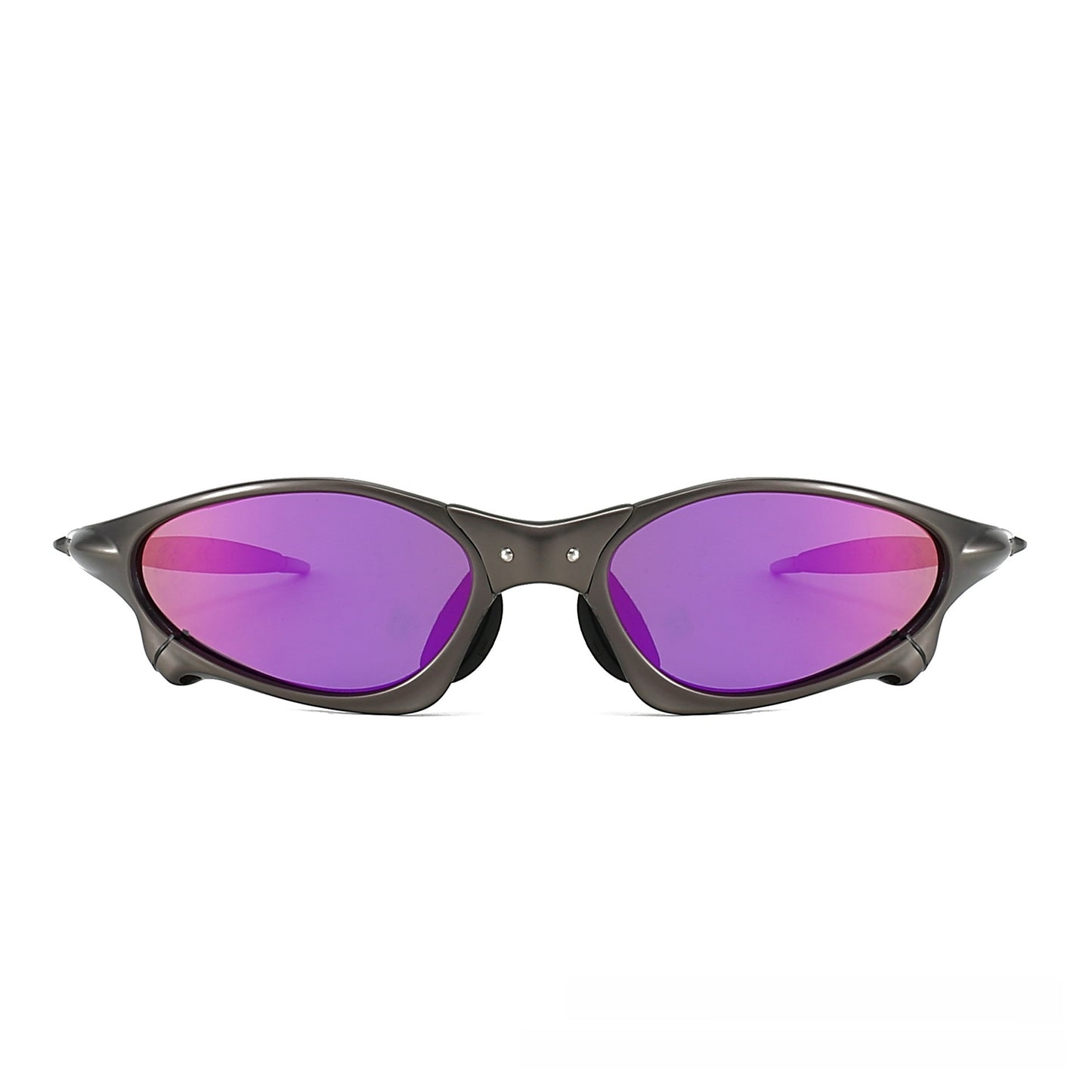 Metal Oval Polarized Sunglasses