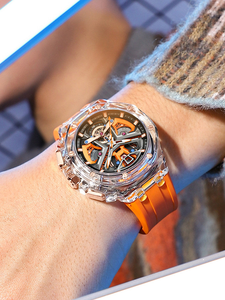 Men's Hollow Multi-Function Sports Watch