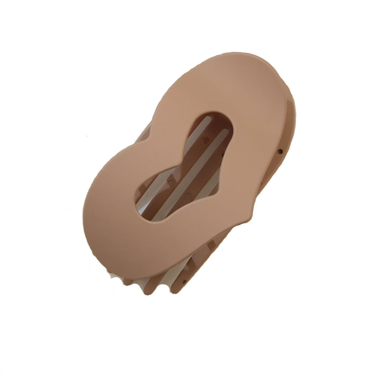 Matte Geometric Hair Clips for Thick Hair